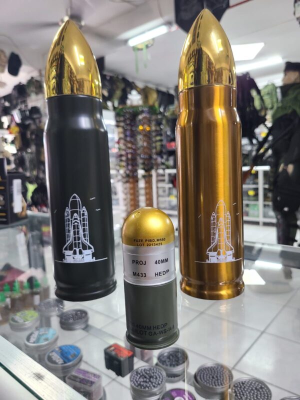 LUXHOME Termo Bala Dorado Dosificador 500 mls